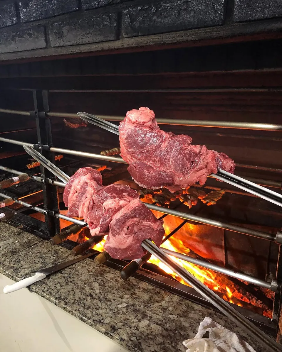 Carne na lenha